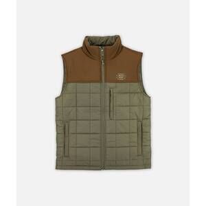 NEW JETTY men's terrace puffer vest in falcon